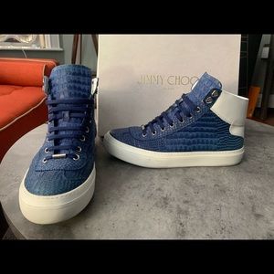 Jimmy Choo men’s high top sneakers